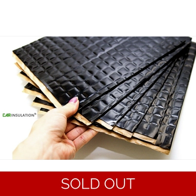 (20 Sheets) PeaceMAT Black Noise Dampening Mat 2mm